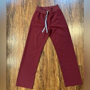 Figs Pants Womens XS Red Basic Livingston Scrub Pockets Style T21003